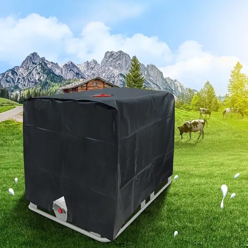 Контейнер IBC 1000 л, алюминиевая фольга, водонепроницаемый пылезащитный чехол, резервуар для дождя, ткань Оксфорд, защитный чехол от ультрафиолета