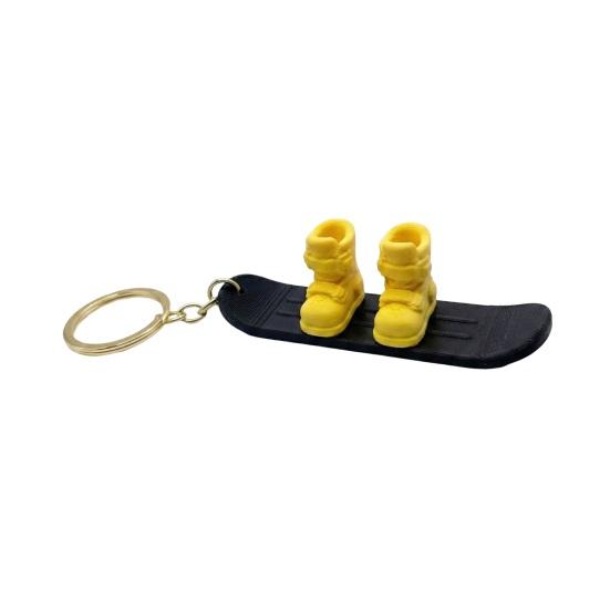 Keychain Pendant 3D Ski Boots Snowboard Charm Key Holder Outdoor Enthusiasts Ski Pendant Car Bag Charm