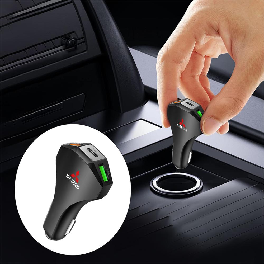 Автомобильное зарядное устройство для мобильного телефона USB Быстрая зарядка Дорожные аксессуары для Mitsubishi Pajero Sport ASX Lancer L200 Attrage Xpander Eclipse