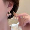 Разноцветные серьги-бантики: Шикарный, Универсальный, Роскошный дизайн для женщин
