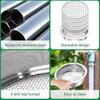 Soil Sifter Set Stainless Steel Sieve Frame with 5 Mesh Sieve Pans