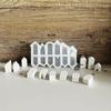 3D Nordic Style Small House Silicone Mold 12-луночные формы для свечей в виде домика Мини-домики Гипсовые бетонные цементные формы Формы для ароматического мыла