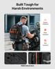 VEVOR Tool Backpack, 64 Pockets, Heavy-duty Tools Storage Organizer Work Bags with Laptop Compartment & Molded Base