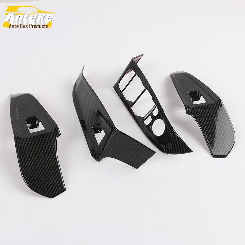 Power Window Switch Trim for BMW 3 Series - Glass Armrest Button Decoration Sticker