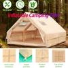 Inflatable Tent with Skylight Blow Up Tent Easy Setup Inflatable Camping Tent with Pump for Camping Hiking Fishing