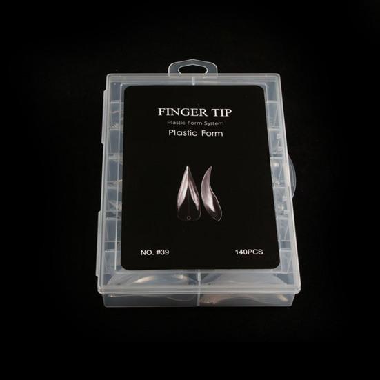 140 шт. накладных ногтей-стилетов, накладные прозрачные ногти, накладные ногти для наращивания ногтей, предварительно сформированные типсы для полного покрытия ногтей, салон «сделай сам»