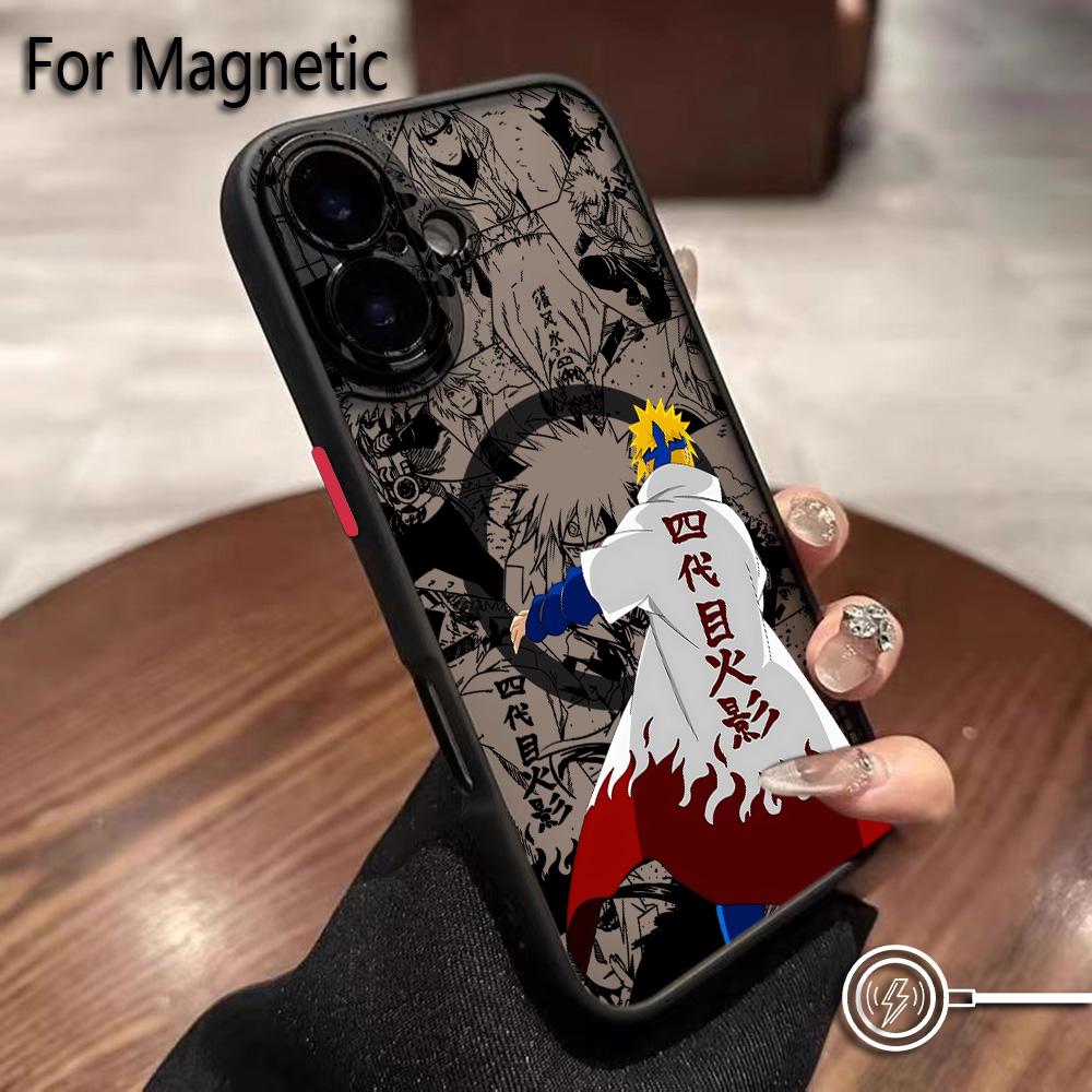 Narutos Minatos Namikazes Phone Case for iPhone 17 16 15 14 13 12 11 Air Pro Max Mini XR XS X 7 8 6 6s Plus Matte Magnetic