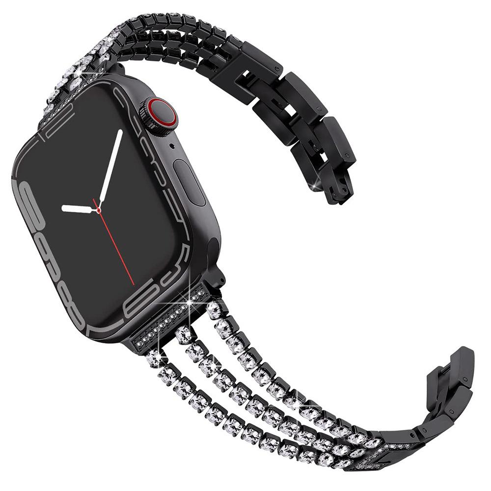 Подходит для ремешков Apple Watch, с изысканным ремешком со вставкой в виде бриллиантового банта