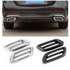 For Mercedes Benz C Class W206 C200 C220 C260 C300 2024 2024 Car Muffler Tail Throat Exhaust Pipe Tail Cover Trim Styling Refit