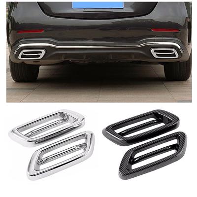 Для Mercedes Benz C Class W206 C200 C220 C260 C300 2024 2024 Автомобильный глушитель, хвостовая часть, выхлопная труба, задняя крышка, отделка, стильный ремонт