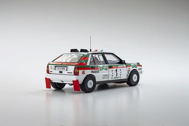Kyosho Original Lancia Delta HF 4WD Targa Florio Team Lancia Totip Completed Product 1/18 1987#1