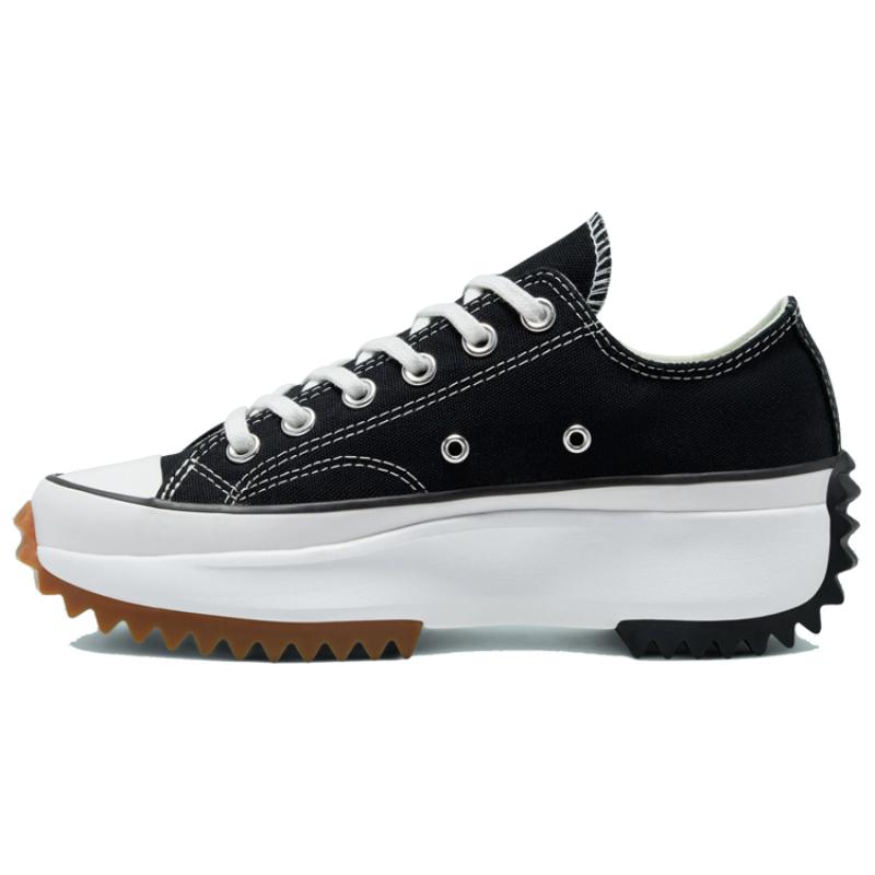 Converse Run Star Hike Эспадрильи унисекс с круглым носком, на шнуровке, низкие, черные
