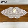 35x83cm Luxury Vintage Oval Embroidered Living Room Coffee Tablecloth Tea Tray Wine Set Christmas Wedding Bedroom Decoration