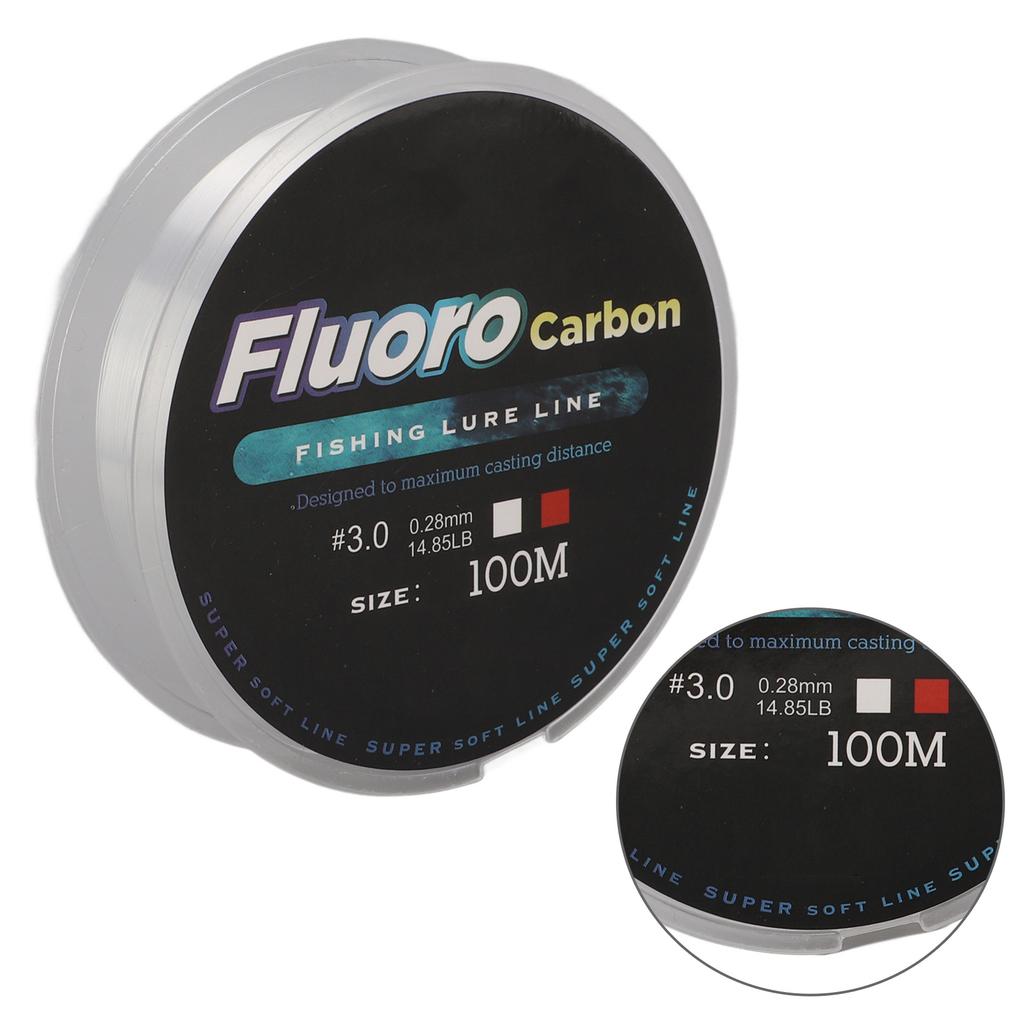 100 м сверхпрочная нейлоновая рыболовная леска для ловли карпа износостойкая плетеная основная леска для ловли карпа #3.0