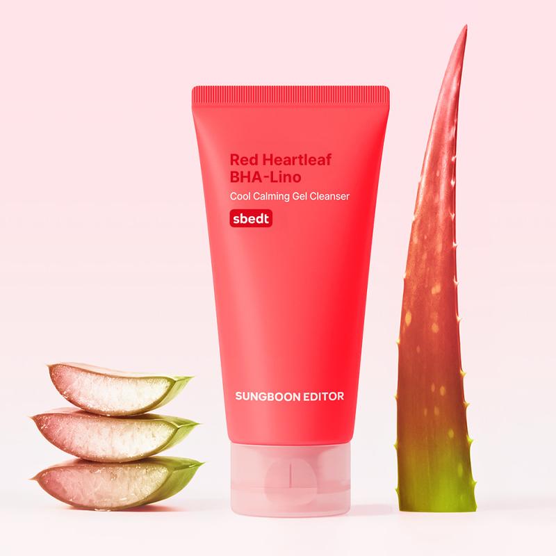 SUNGBOON EDITOR Гель-очищающее средство Red Heartleaf BHA-Lino Cool Calming 120 г