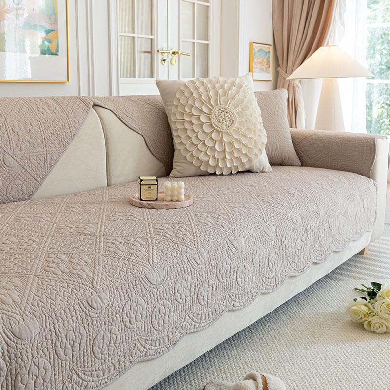 Четыре сезона универсальная хлопковая подушка для дивана, ткань, противоскользящая подушка, светильник, роскошный чехол для дивана, простой чехол для дивана, полное покрытие