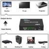 KELIIYO HDMI Splitter Input 1 Output 4 Power Supply HDMI Video Splitter with AC Adapter Screen Monitor Mirroring Supports Ultra HD 1080P 2K 3D
