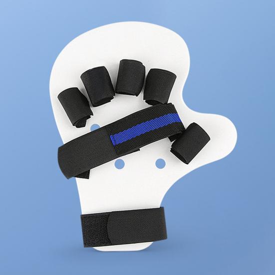 Trigger Finger Splint Multi Finger Brace for Middle Index Pinky & Ring Fingers Five Finger Separator Hand Brace with Finger Support Straightening