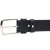 Надежный мужской кожаный ремень GRANDE PELLE Leather Belt 21464 Черный