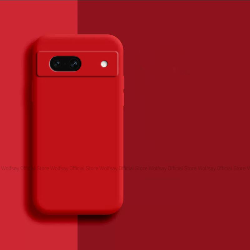 Чехол для Google Pixel 8A, чехол для Google Pixel 8A, чехол для 7A, чехол для 6, 7, 8 Pro, противоударный чехол для телефона из жидкого силикона для Google Pixel 8A