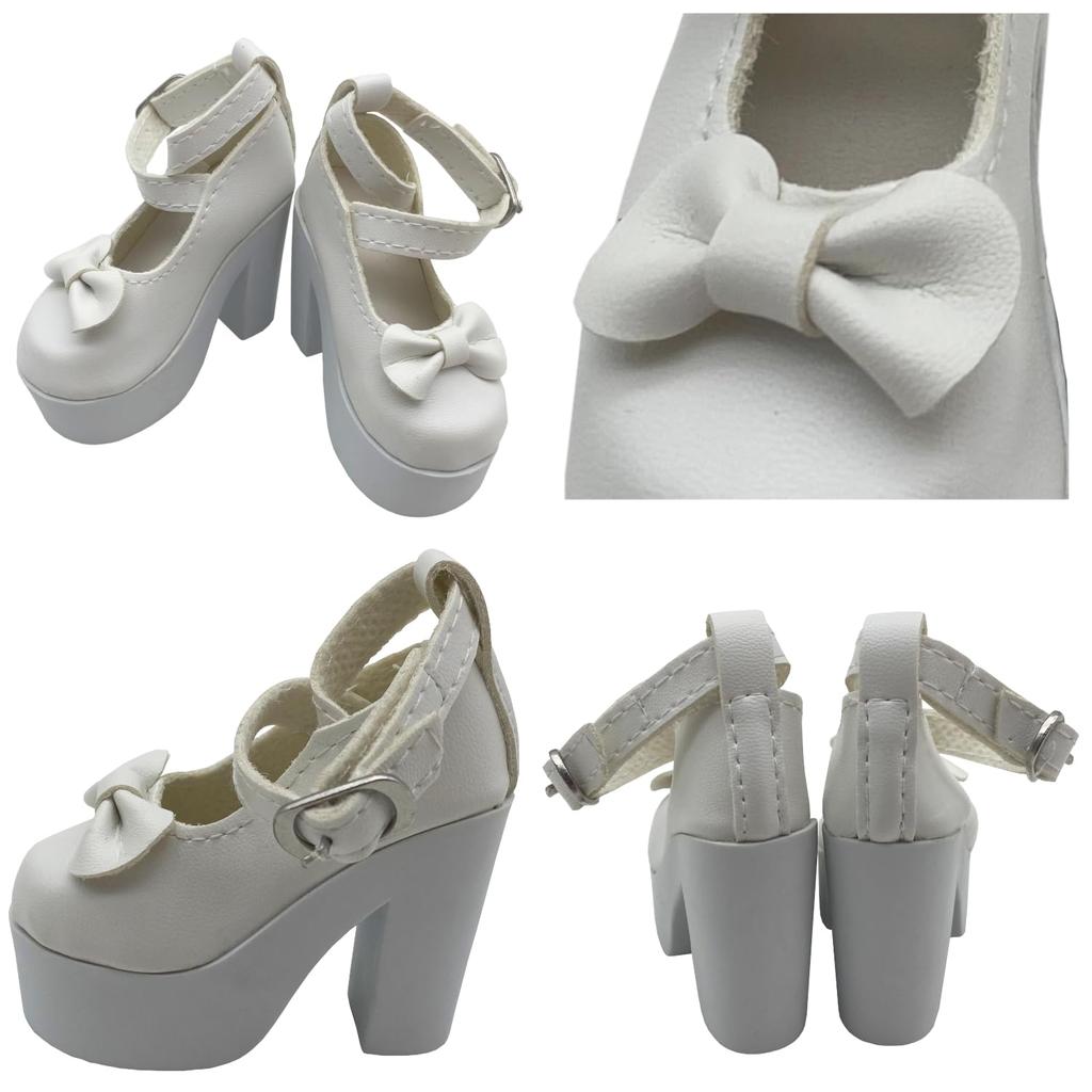 Набор кукольной одежды Милый вязаный свитер Розовое платье принцессы Миниатюрная кукла Фигурка Наряд Нижнее белье Свитер Шапка Обувь [OLYOLY] 1/3 (60см) Нарядное цельное платье (04 +