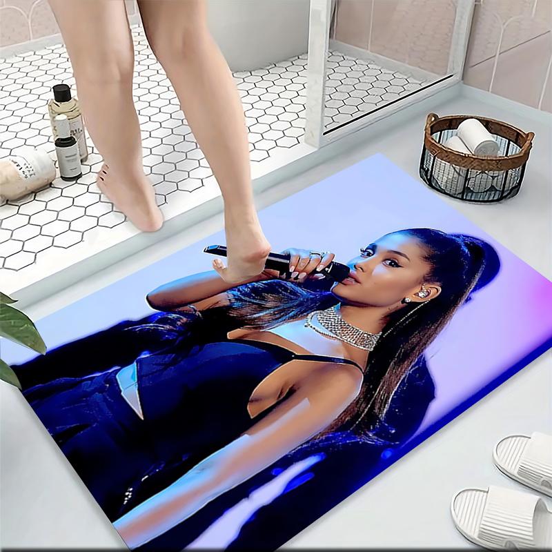Ariana Grande Performance Carpet Rug Soft Washable Antislip Home Living Room Sofa Mats Personalized Christmas Rug