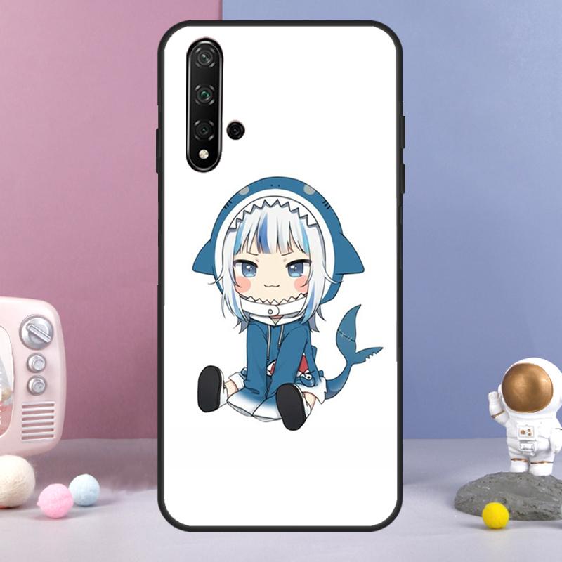 Anime Hololive Gawr Gura For Huawei Nova Y60 Y61 Y70 Y72 Y73 Y90 Y91 9 10 SE 7i 8i 11i 12i P30 P40 Lite P60 Pro Case
