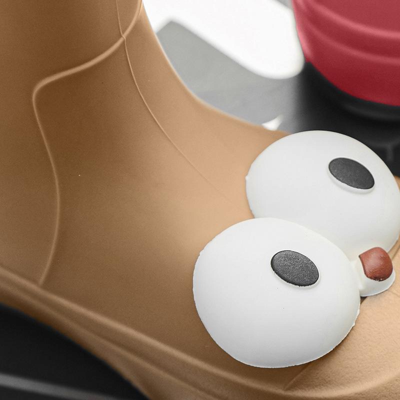 Стильные и симпатичные женские резиновые сапоги средней высоты, резиновые сапоги с рисунком, резиновые сапоги средней высоты, теплые и водонепроницаемые ботинки для взрослых, всесезонная рабочая обувь