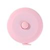 Nordic Style Mini Retractable Leather Tape Measure for Body Measurements and Tailoring