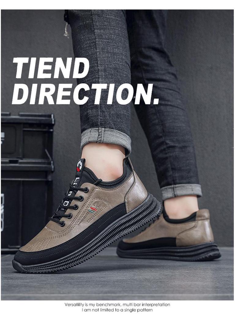 Мужская модная повседневная и спортивная обувь осень 2024 года: Молодежный корейский стиль