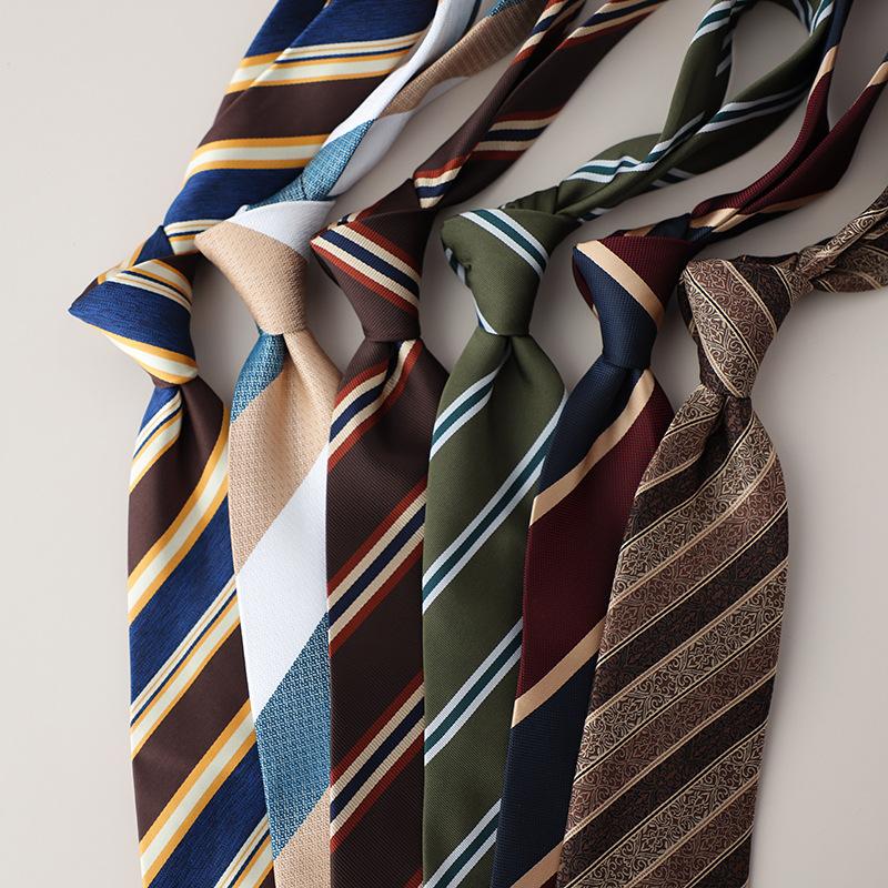 Винтажное платье 8 см в полоску, профессиональный галстук для джентльмена, группа женихов