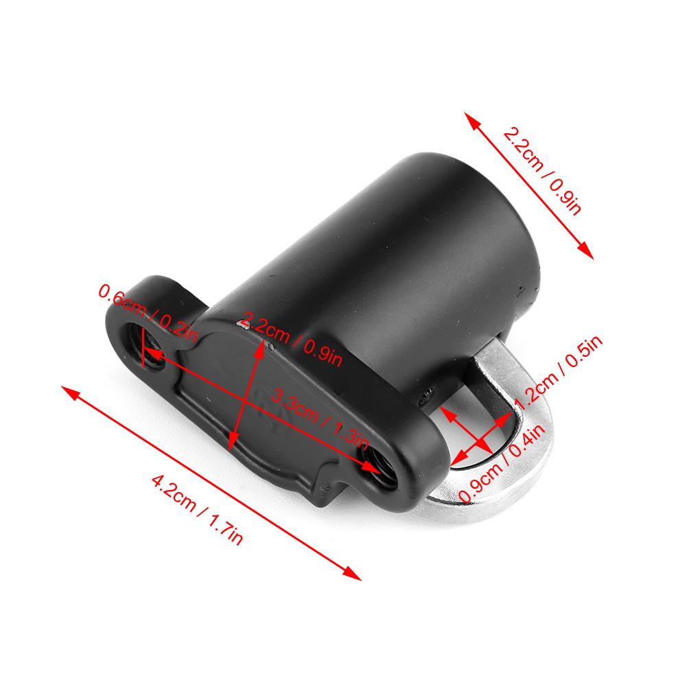 Universal Helmet Lock Hanger Hook Kit with 2 Keys for Motorcycle Motorbike Bike