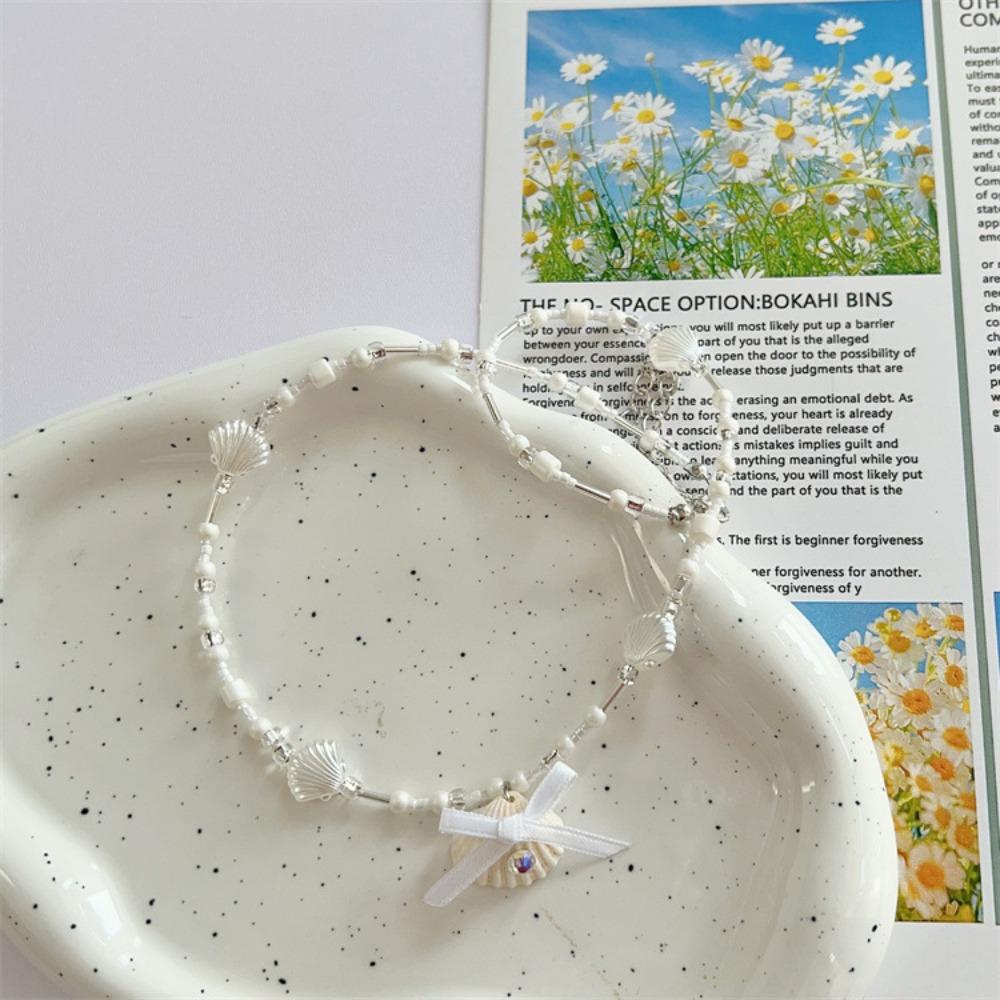 Ожерелье из ракушек с морского пляжа в богемном стиле, цепочка-чокер с богемными бусинами, лето