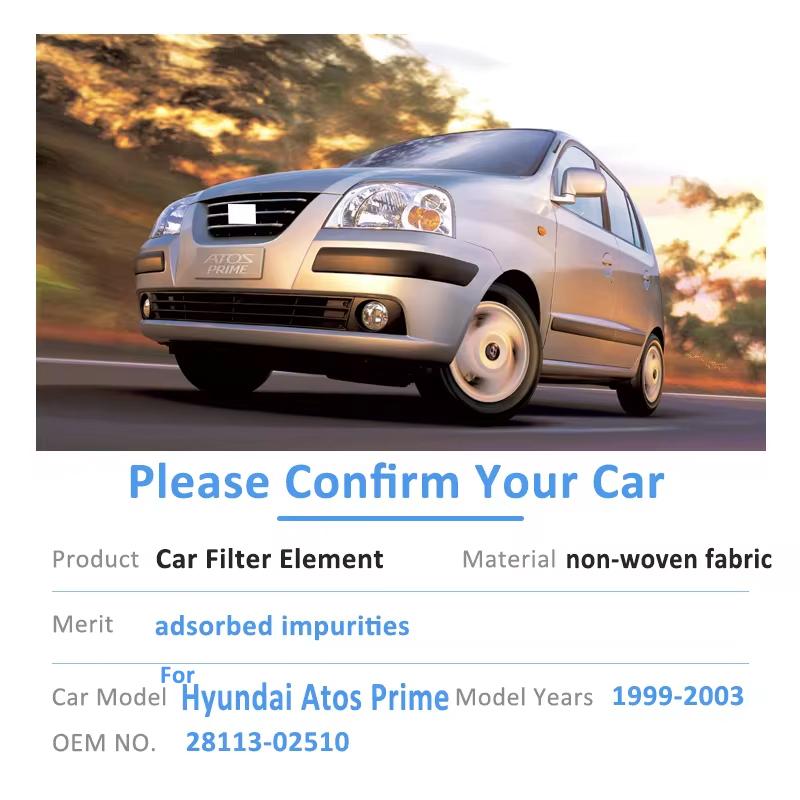 For Hyundai Atos Prime FF MX 1999 2000 2001 2002 2003 28113-02510 Air Filter Car High Flow Filter Engine Filter Accessoy intake