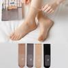 10 Pairs of Women's Summer Thin Dispensing Non Slip Transparent Silicone Invisible Transparent Anti Hook Silk Crystal Silk Socks