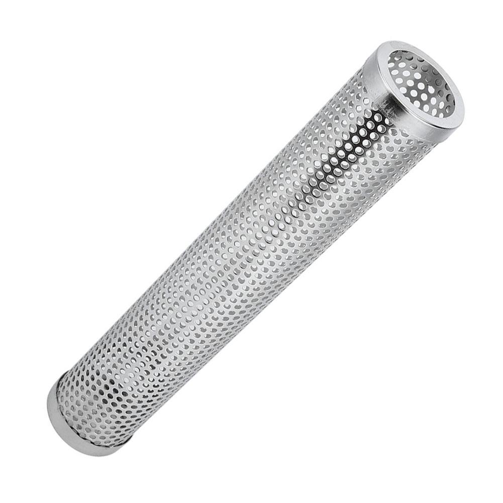 Portable 12in Stainless Steel BBQ Smoker Tube Barbecue Accessory for Electric Gas Charcoal Grill