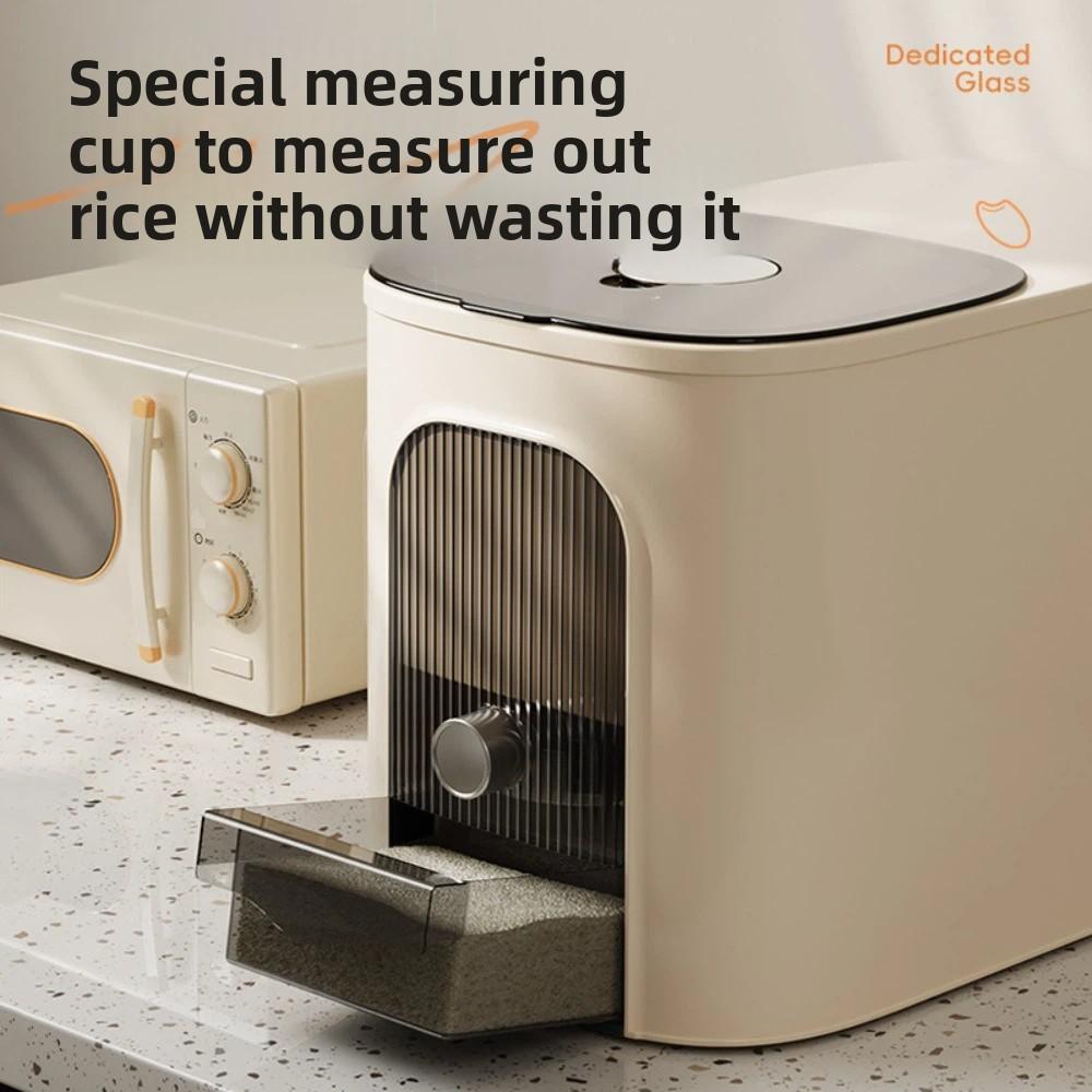 Grains Rice Tank Rice Dispenser Flour Bucket Rice Sealed Jar Kitchen Rice Storage Box  Oatmeal
