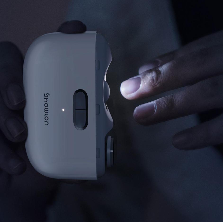 Xiaomi Электрическая машинка для стрижки ногтей Youpin Xiaolang 2 в 1, 2 полировки, USB аккумуляторная кусачка для ногтей, инструменты для полировки со светом для детей и взрослых