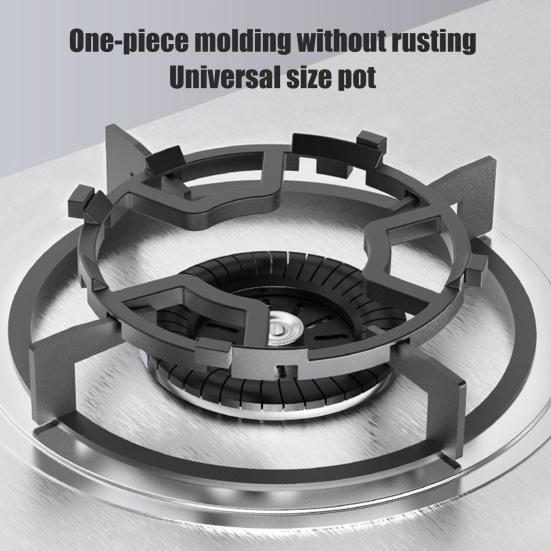 Подставка для газовой плиты, прочный стабилизатор из углеродистой стали для воков, нескользящая подставка для плиты, универсальная подставка для горелки