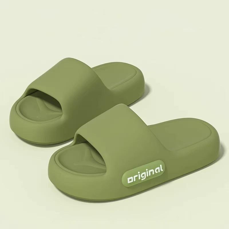 Summer Eva Non-Slip Indoor Slippers: Cozy Thick-Soled Sandals for Home, Bath, or Hotel