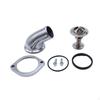Swivel Water Neck Housing and Thermostat Kit Replacement for Chevy LS