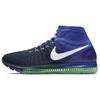 Zoom All Out Мужские кроссовки Flyknit College Navy Electro Green Blue White Black 844134-404