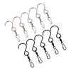 For Wind Chimes Bird Feeder Plants Pot Solar Light Garden Hanger Clip Swivel Hook Hanging Hook