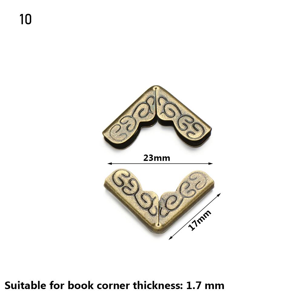 Поделки Украшение книг Меню Защитные уголки для книг Аксессуары для скрапбукинга Металлические уголки Фотоальбомы