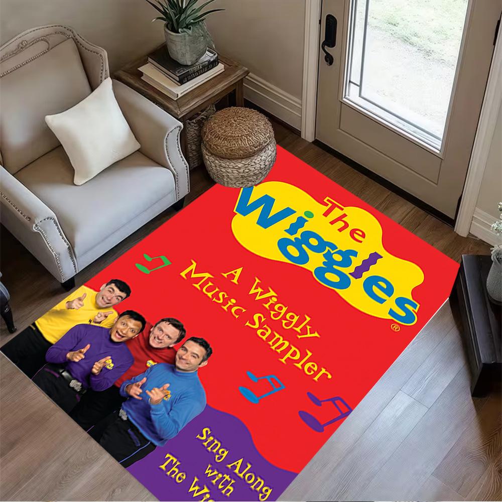 Wiggles Band Performance Carpet Suitable for Bedrooms Playrooms Foyer Kitchen Anti-slip Rug Decorate Offices
