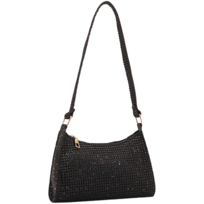 Luxury Rhinestones Shoulder Bag Women Diamond Evening Clutch Bags for Party Elegant Travel Underarm Purses Handbag New