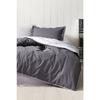 Одинарный комплект пододеяльников антрацитово-серый