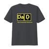 Dad Periodic Table Of Elements T Shirt vintage Washed Breathable Stylish graphic Soft streetwear homme Stretched