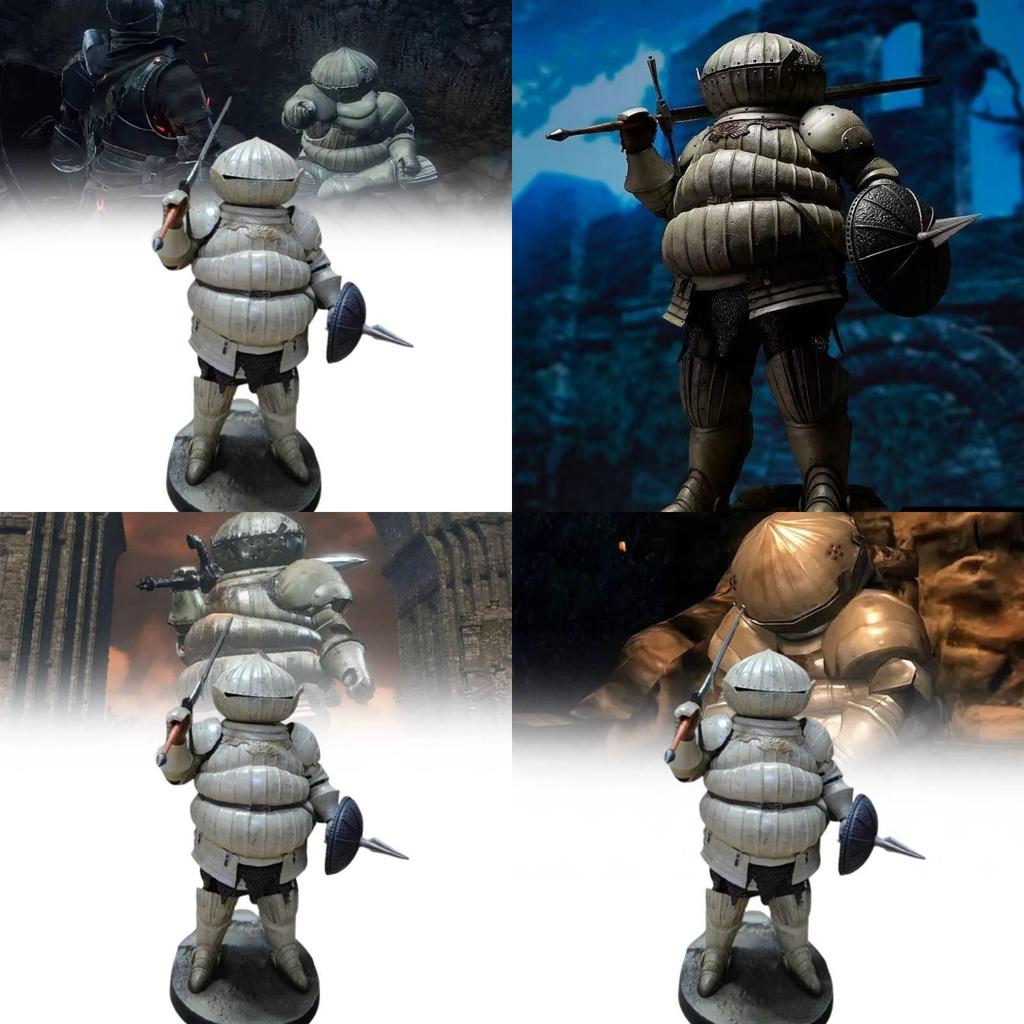 Gecco Dark Souls Луковый рыцарь Премиальное качество Большая ПВХ фигурка для коллекционеров