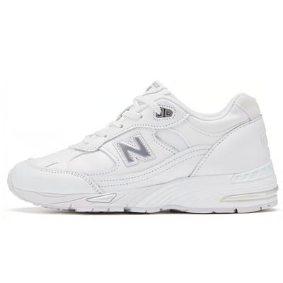 Белые женские кроссовки 991 Made in England W991TW